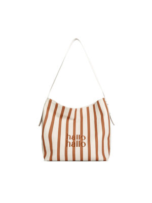 1 (1) Colorblock stripe hobo